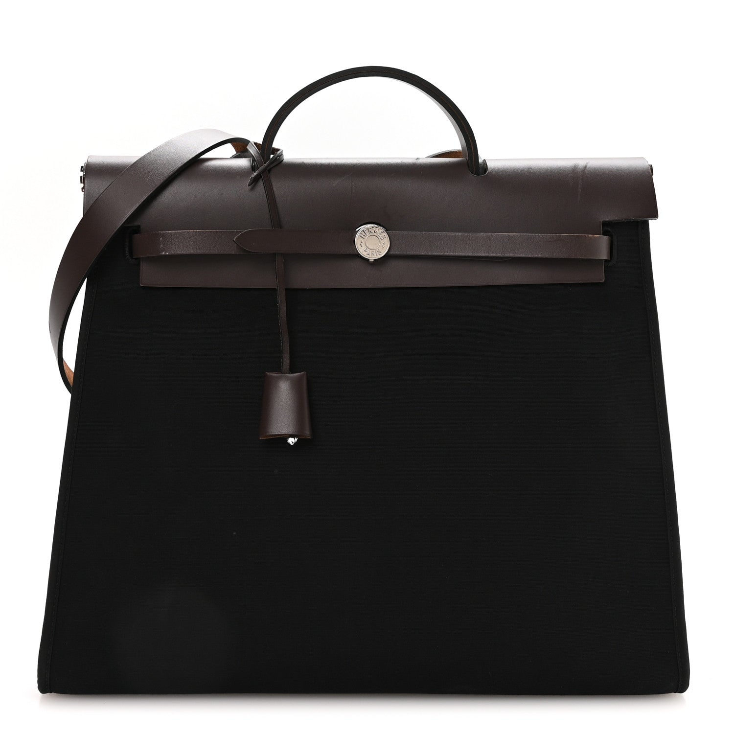 Hermes Toile Vache Hunter Herbag Zip 39 MM Black Ebene 1 of 11