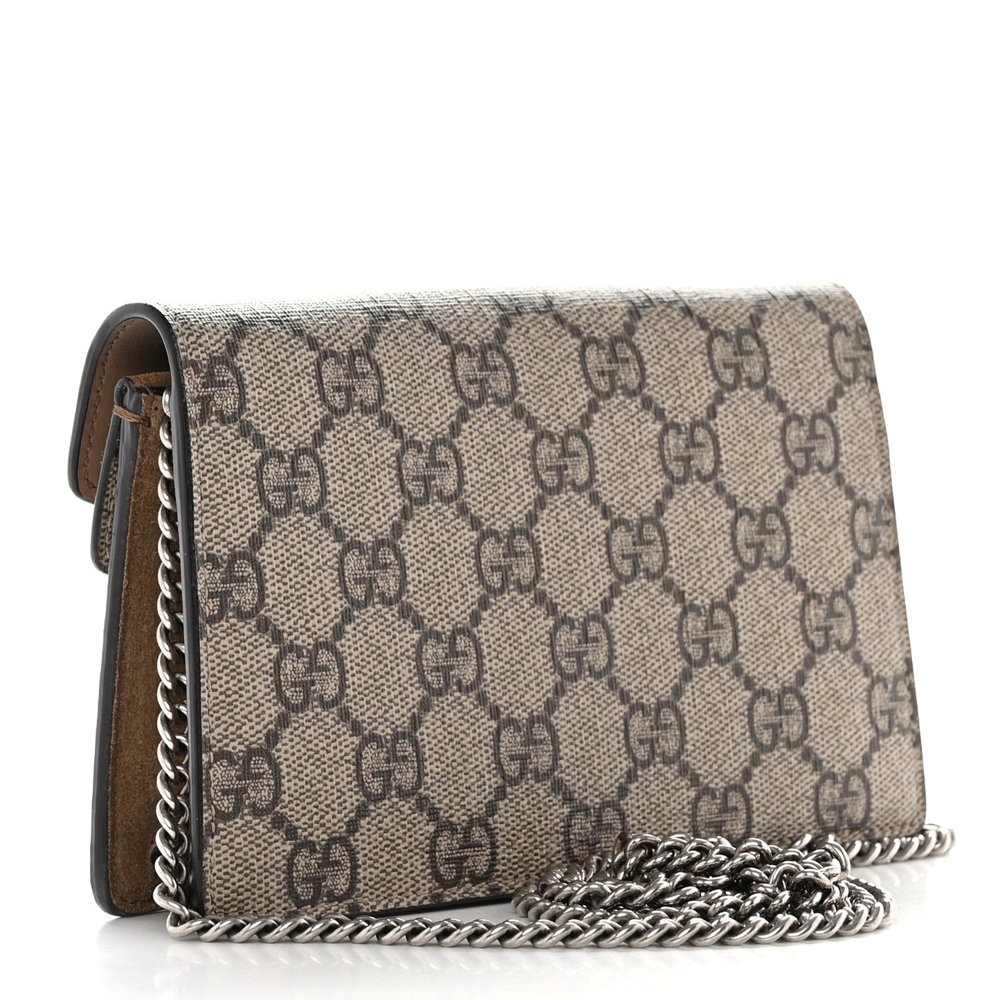 GG Supreme Monogram Super Mini Dionysus Shoulder Bag Taupe