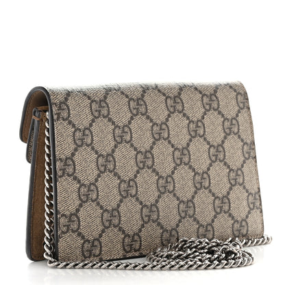 Gucci GG Supreme Monogram Super Mini Dionysus Shoulder Bag Taupe 3 of 10