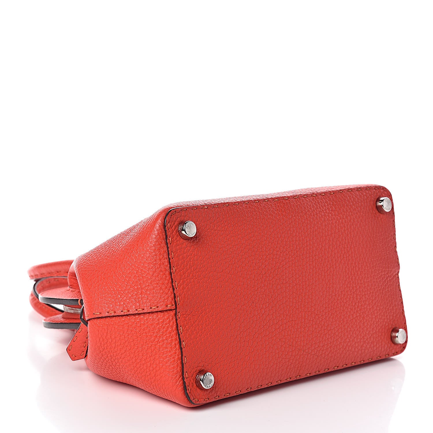 Fendi Cuoio Romano Selleria Adele 1328 Bag Papavero 4 of 19