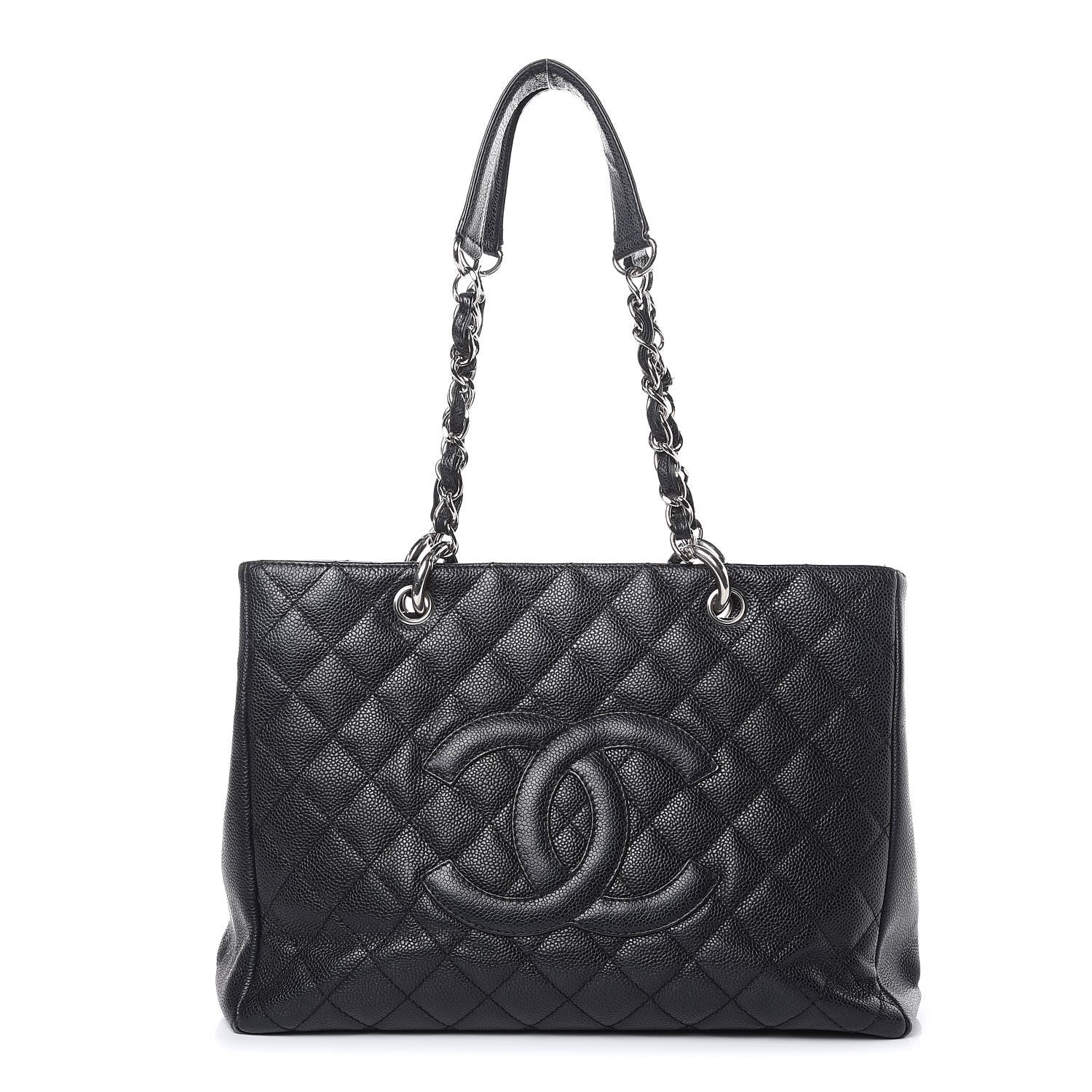 Chanel Caviar Quilted Grand Shopping Tote GST Black 1 of 26