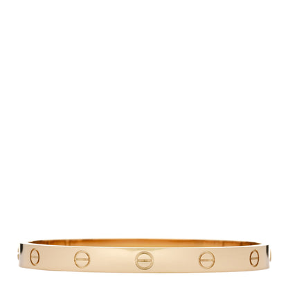 Cartier 18K Yellow Gold LOVE Bracelet 18 1 of 9