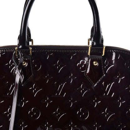 Louis Vuitton Vernis Alma GM Amarante 10 of 10