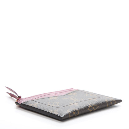 Louis Vuitton Monogram Zipped Card Holder Fuchsia 4 of 7