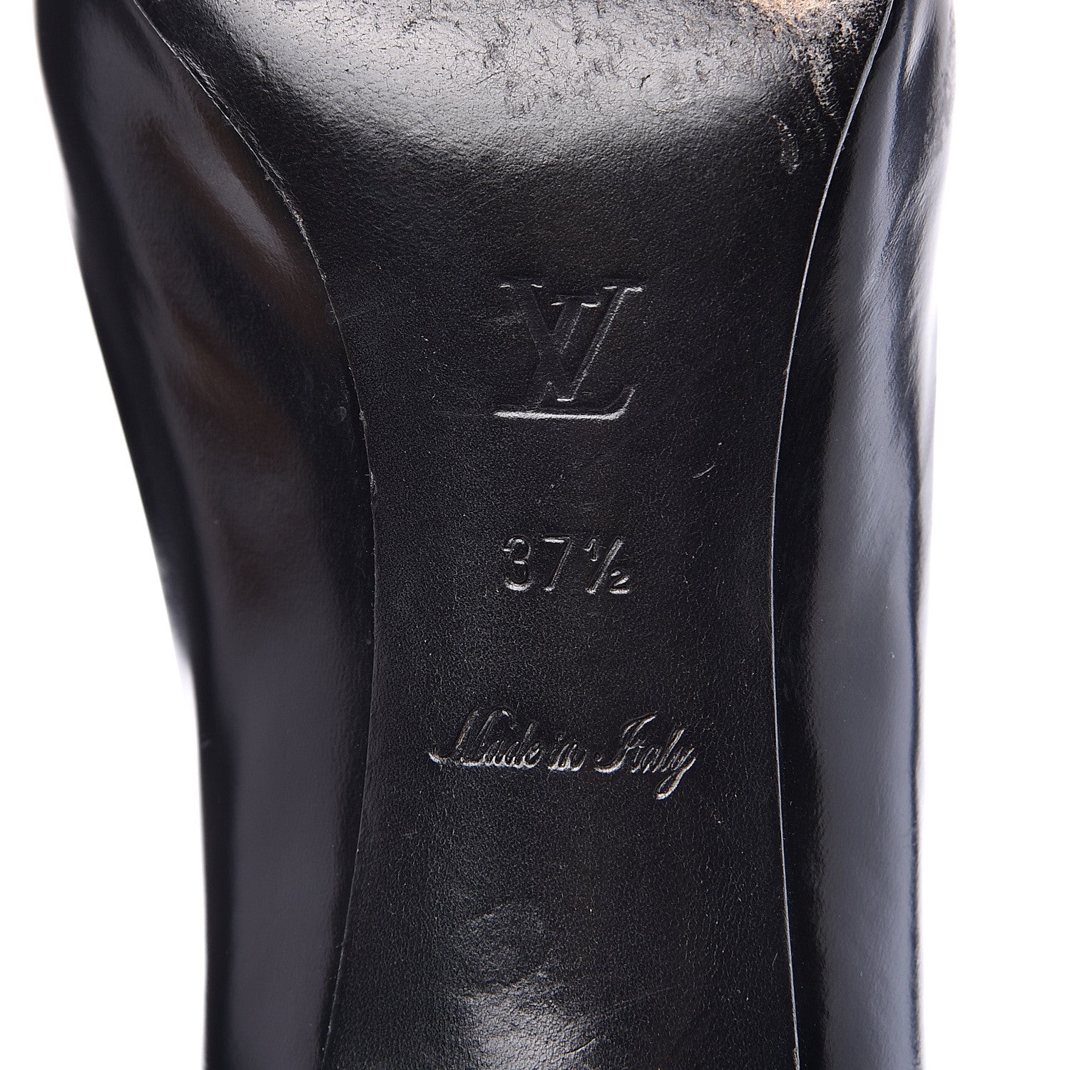 Louis Vuitton Calfskin Eyeline Pumps 37.5 Black 7 of 13