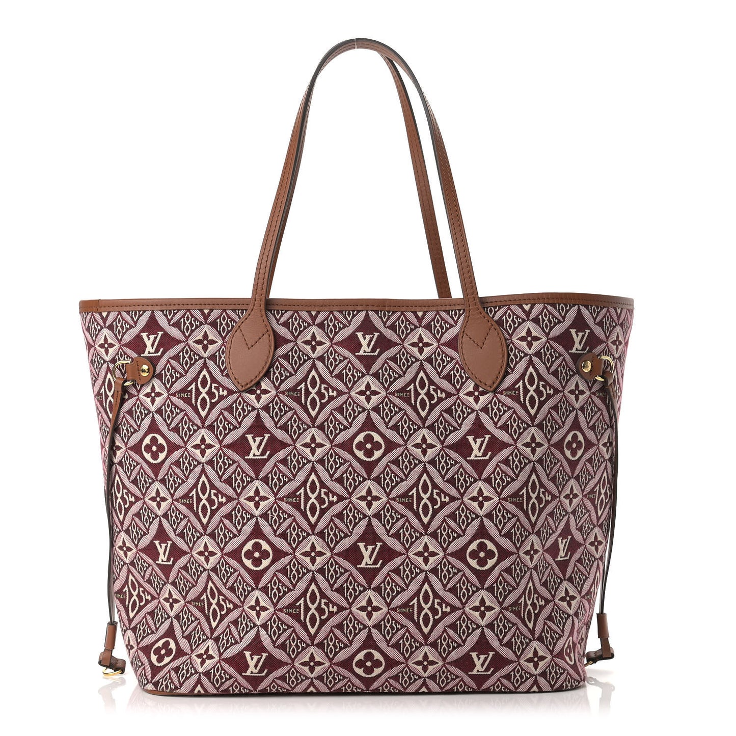 Jacquard Since 1854 Neverfull MM Bordeaux