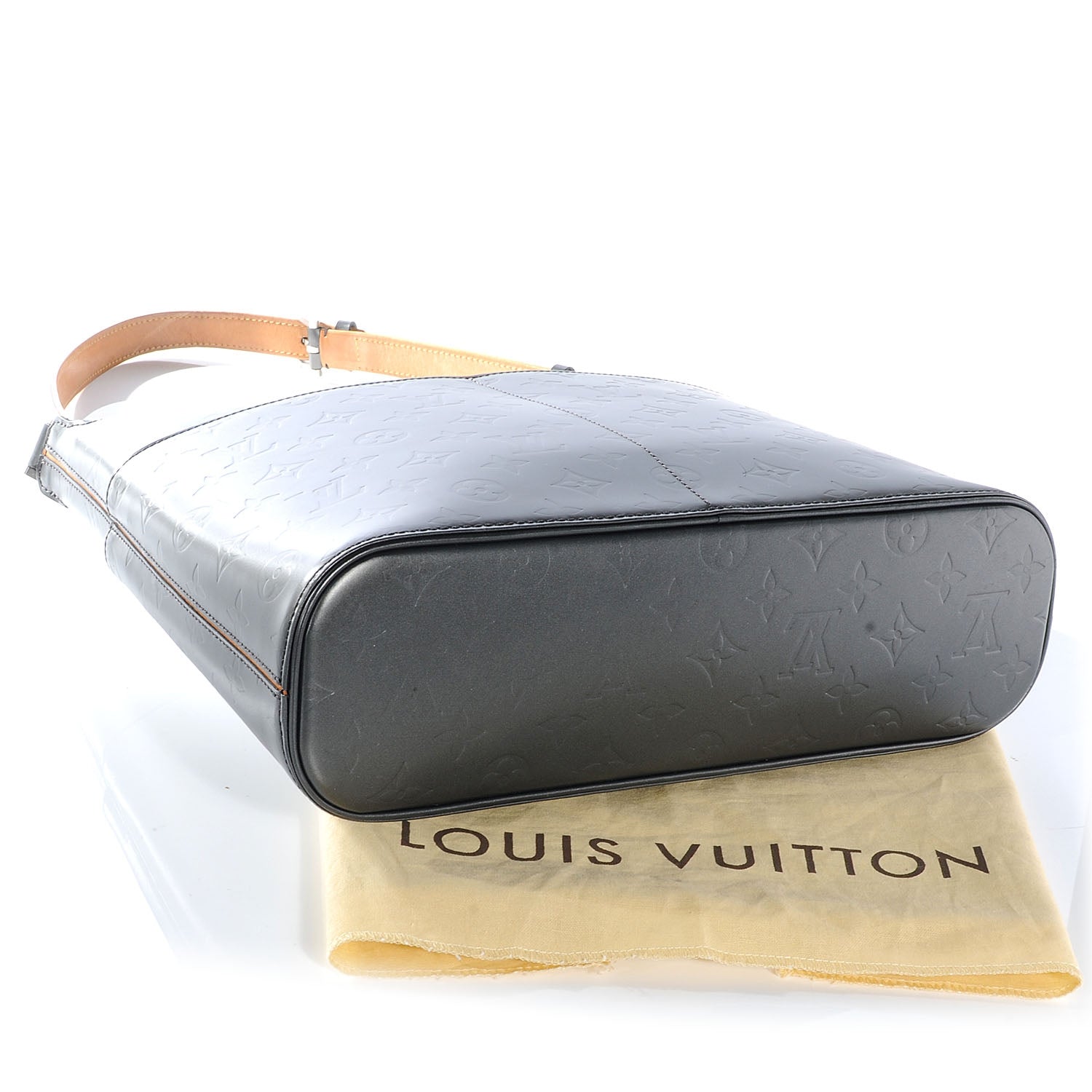 Louis Vuitton Mat Monogram Sutter Tote Black 4 of 7