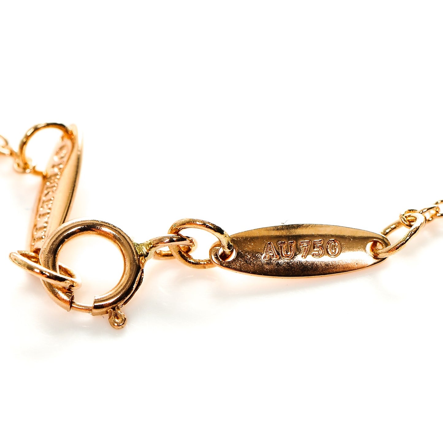 18K Rose Gold Diamond .07ct Elsa Peretti Diamonds by the Yard Bracelet
