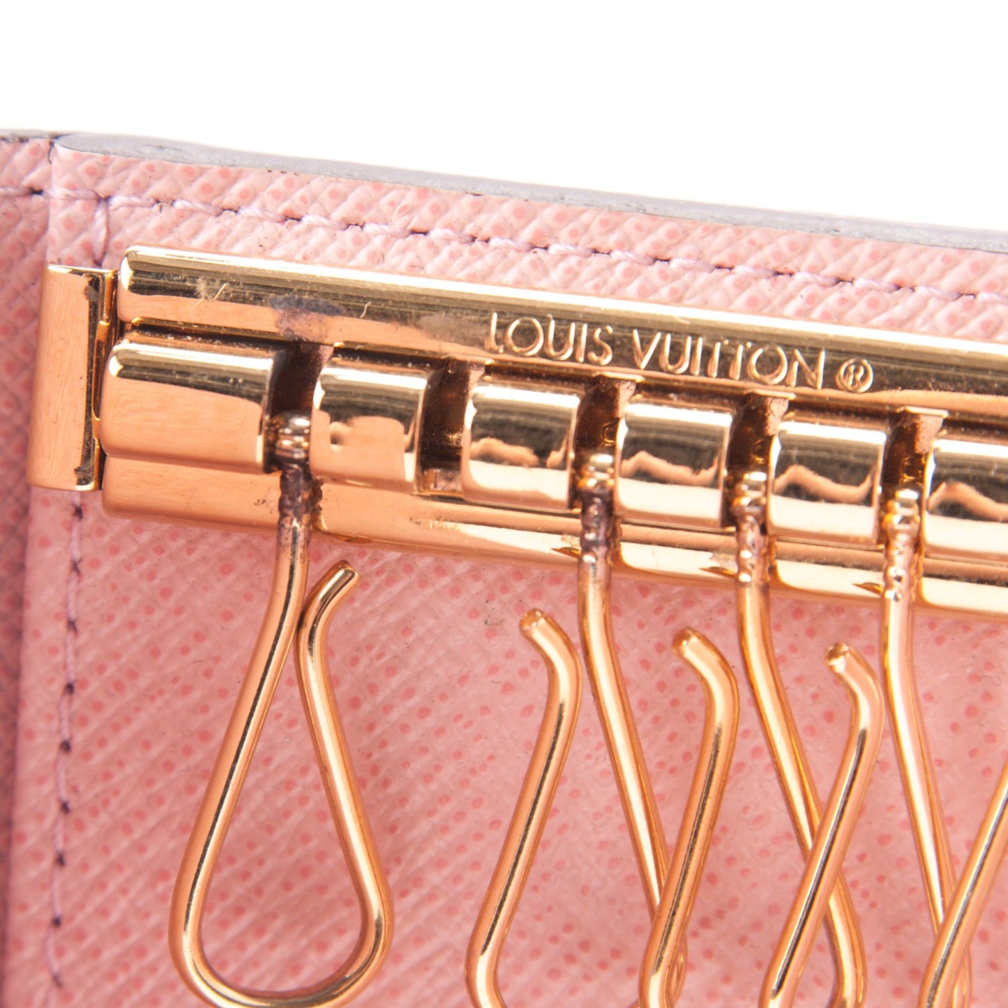 Monogram Multicles 6 Key Holder Rose Ballerine