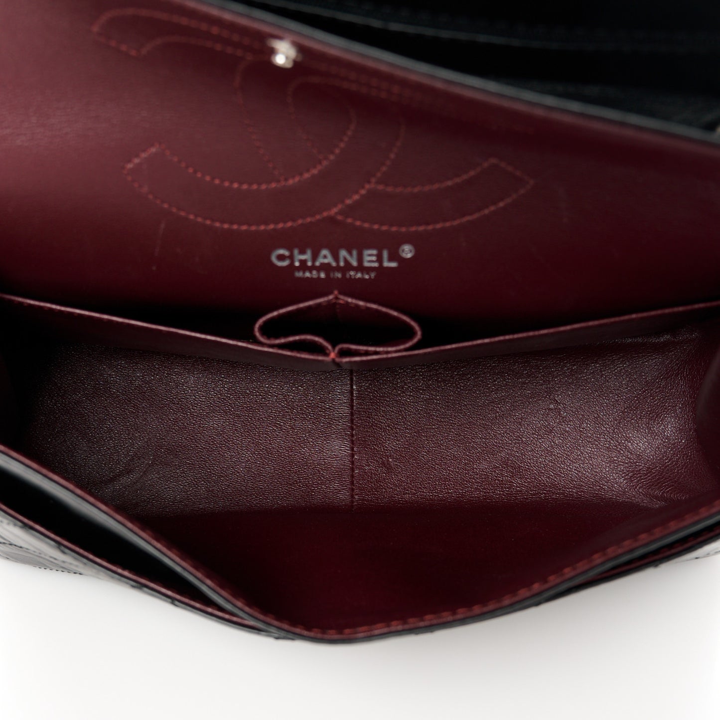 Aged Calfskin Quilted 2.55 Reissue 226 Flap Black