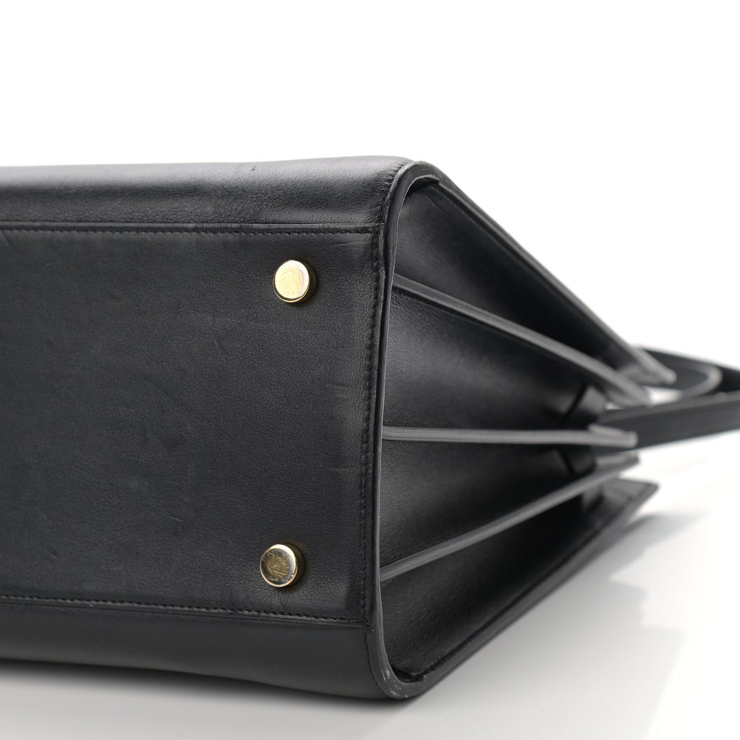 Calfskin Small Sac De Jour Black
