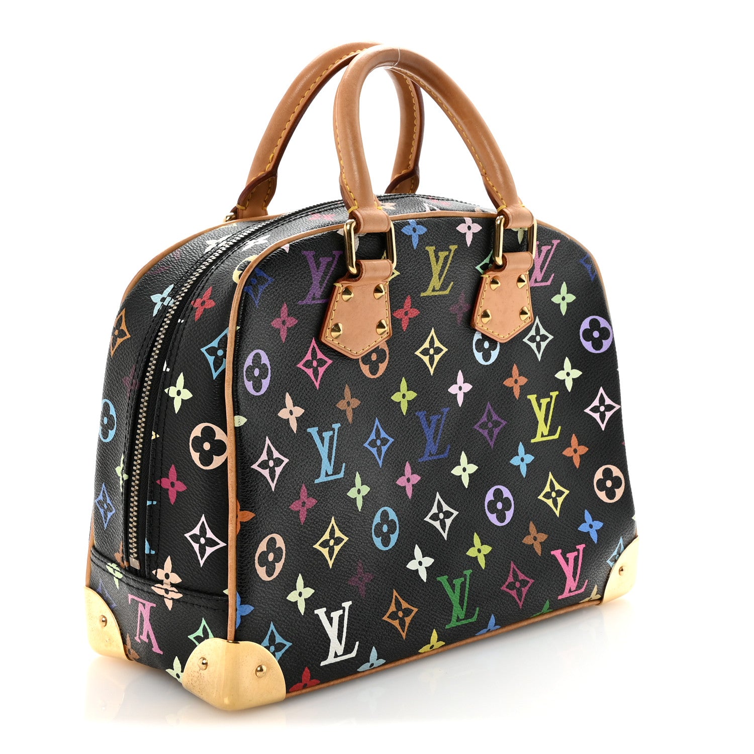 Louis Vuitton Monogram Multicolor Trouville Black 3 of 9
