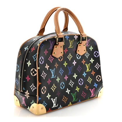 Louis Vuitton Monogram Multicolor Trouville Black 3 of 9