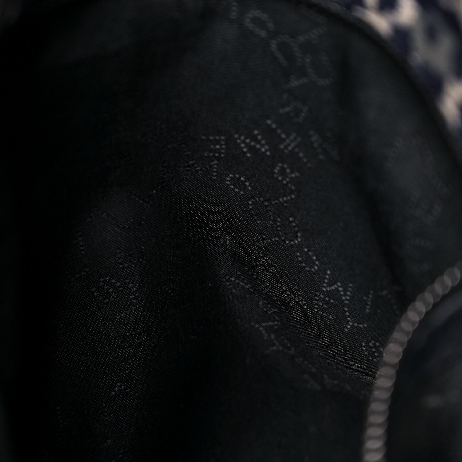 Stella McCartney Cotton Canvas Leopard Small Falabella Fold Over Tote Grey 12 of 13