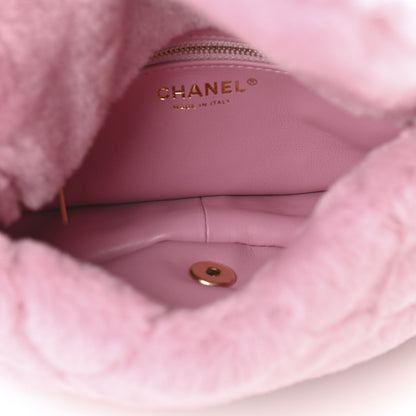 Chanel Shearling Lambskin Quilted Flap Pink 5 of 10