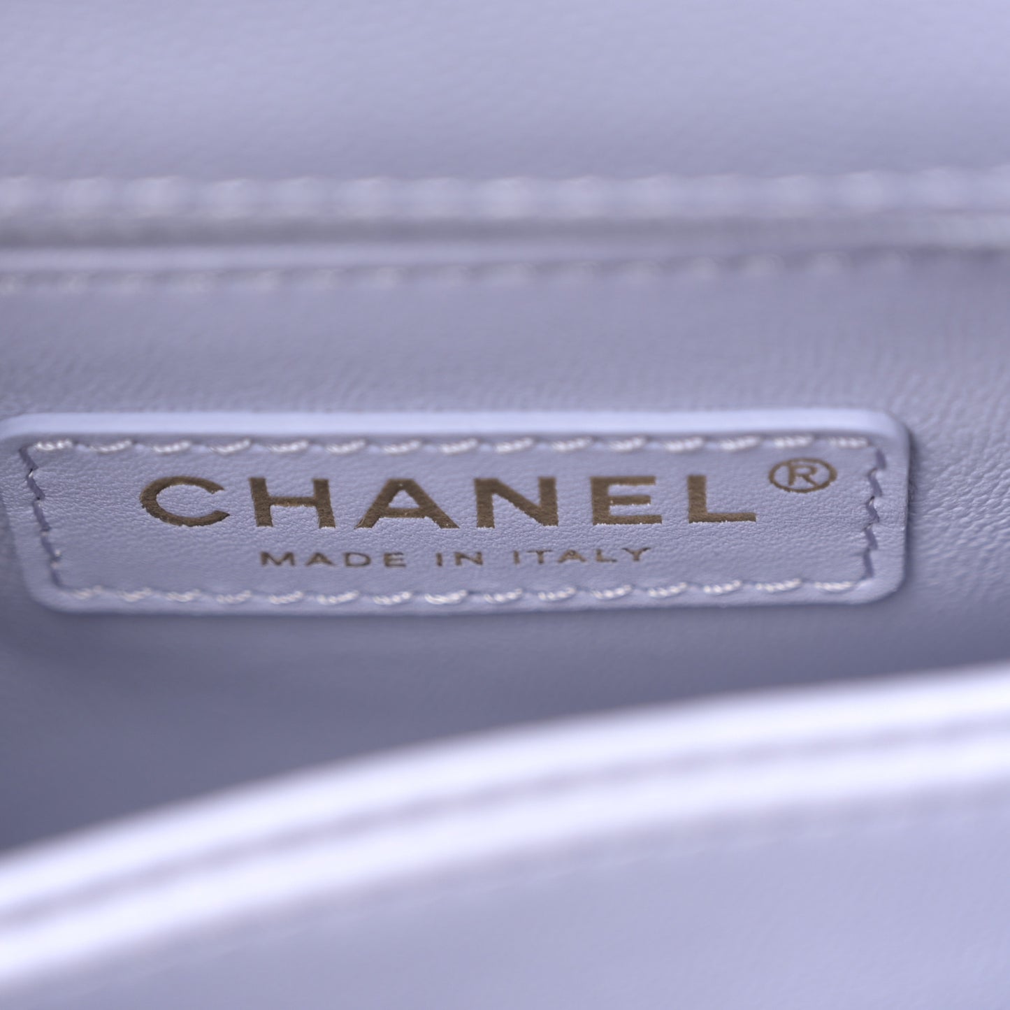 Caviar Quilted Mini Coco Handle Flap Light Purple