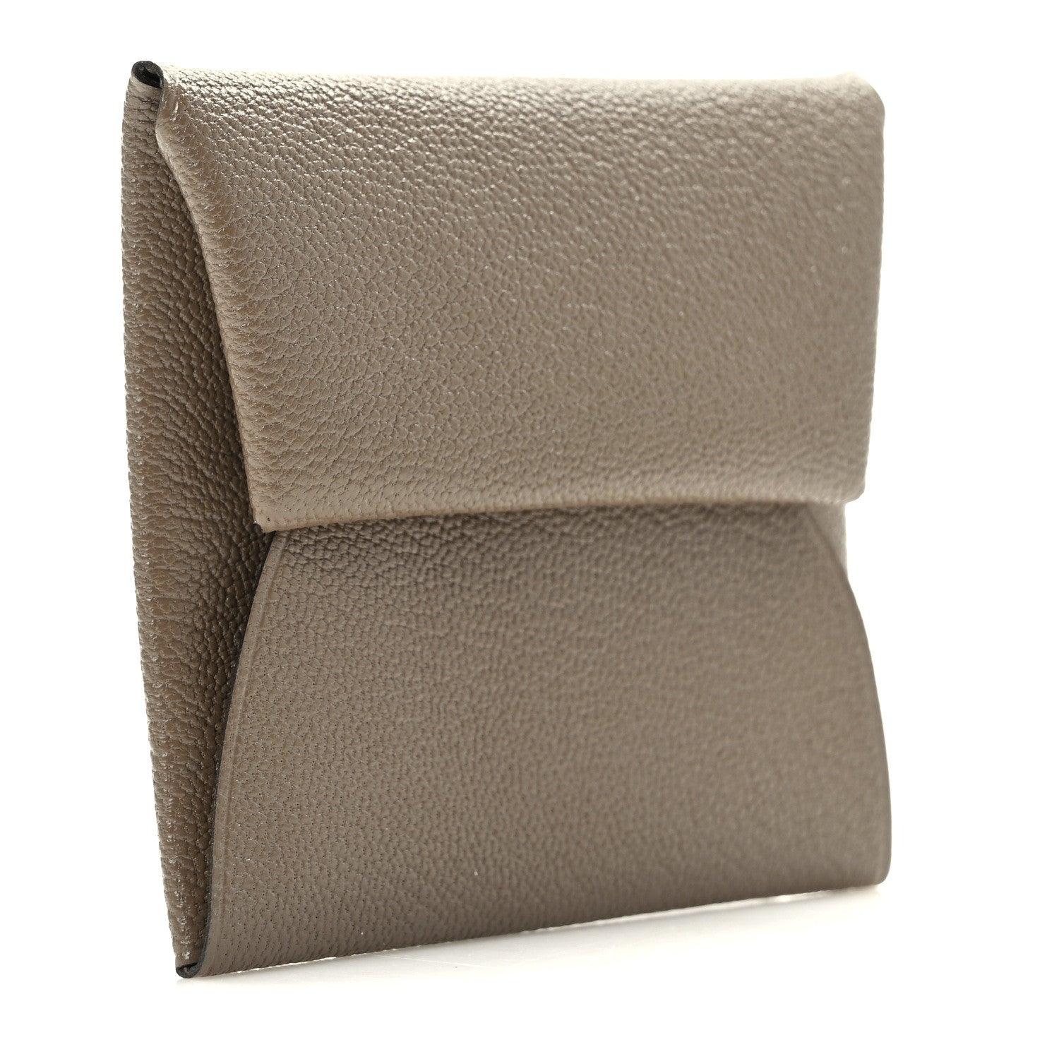 Hermes Chevre Mysore Bastia Coin Purse Etoupe 3 of 7