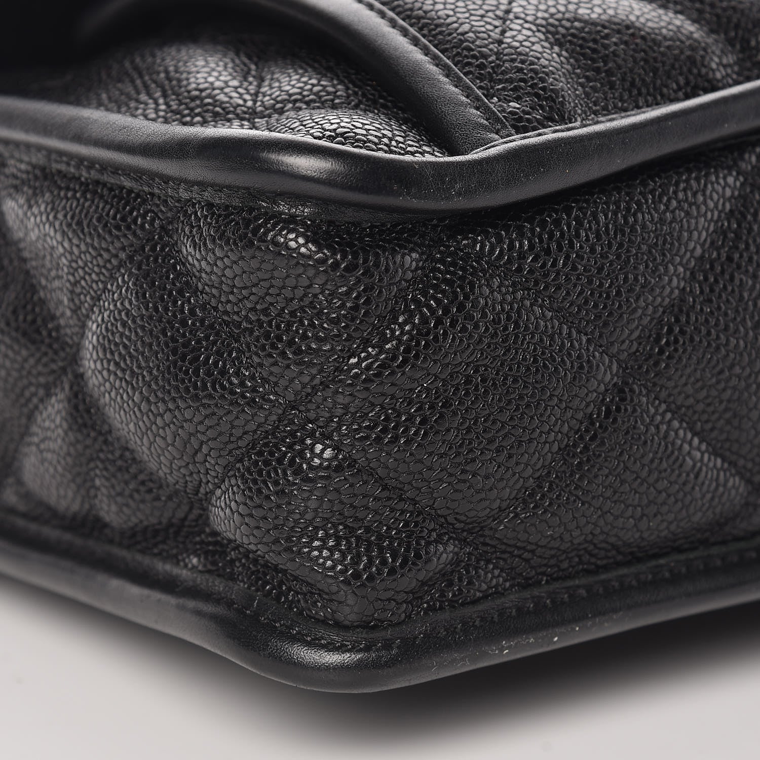 Chanel Caviar Quilted Large French Riviera Flap Black 8 of 10