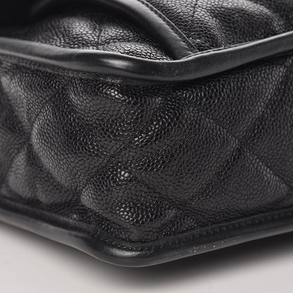 Chanel Caviar Quilted Large French Riviera Flap Black 8 of 10