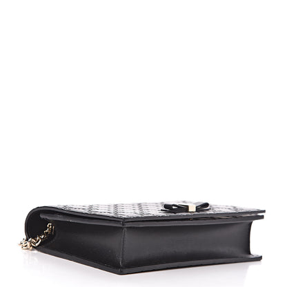 Gucci Guccissima Signature Bowy Chain Wallet Black 4 of 12
