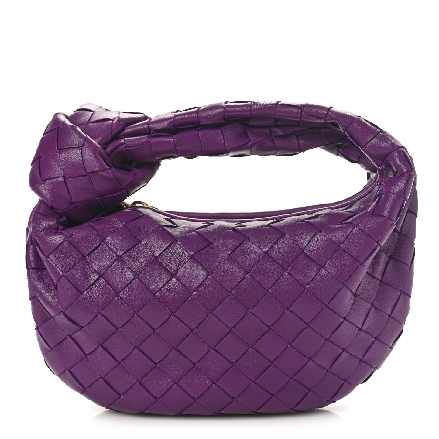 Nappa Intrecciato Mini Jodie Eggplant