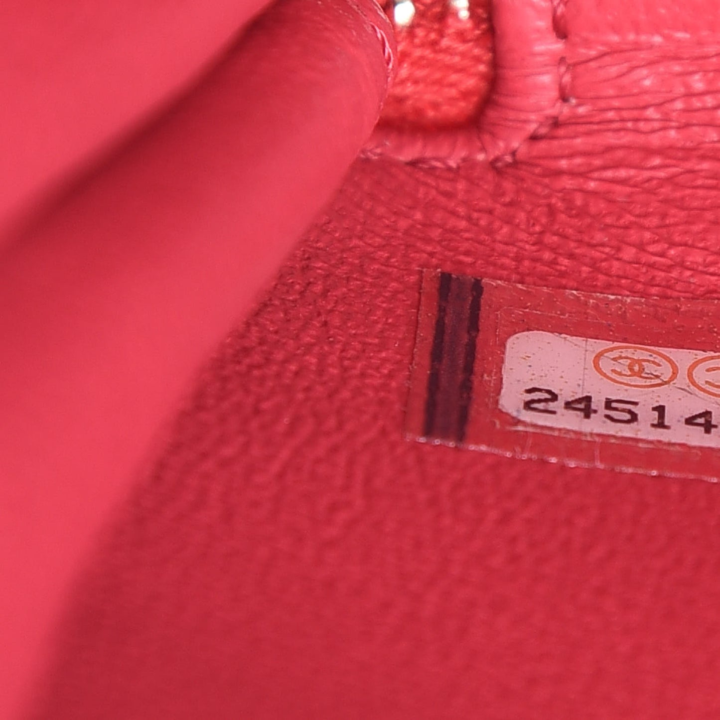 Caviar Quilted Small Business Affinity Flap Red
