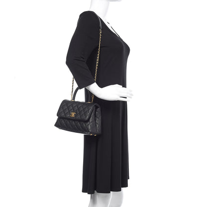 Chanel Caviar Quilted Mini Coco Handle Flap Black 2 of 9
