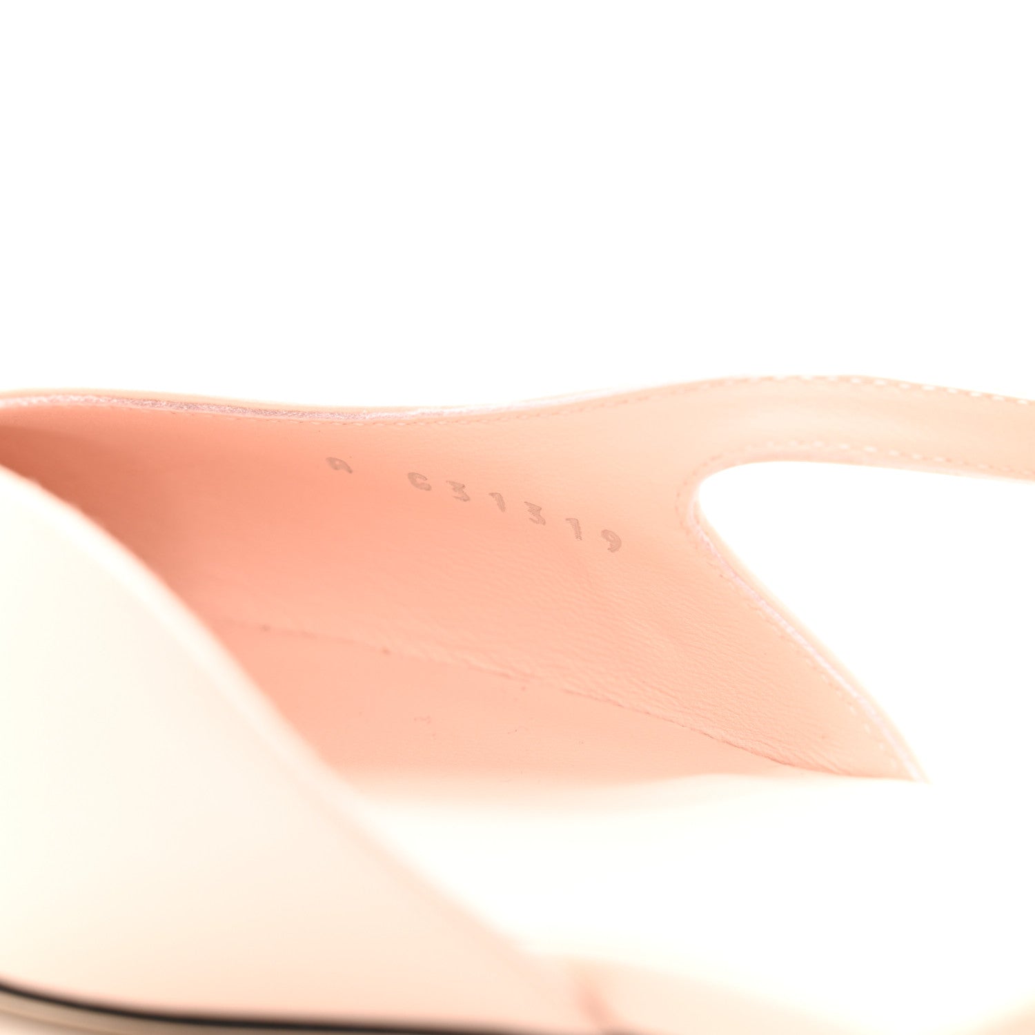 Chanel Calfskin Grosgrain Cap Toe CC Slingback Flats 38 Light Pink Black 8 of 9