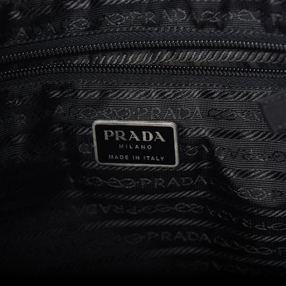 Prada Nylon Vela Shoulder Bag Black 6 of 9