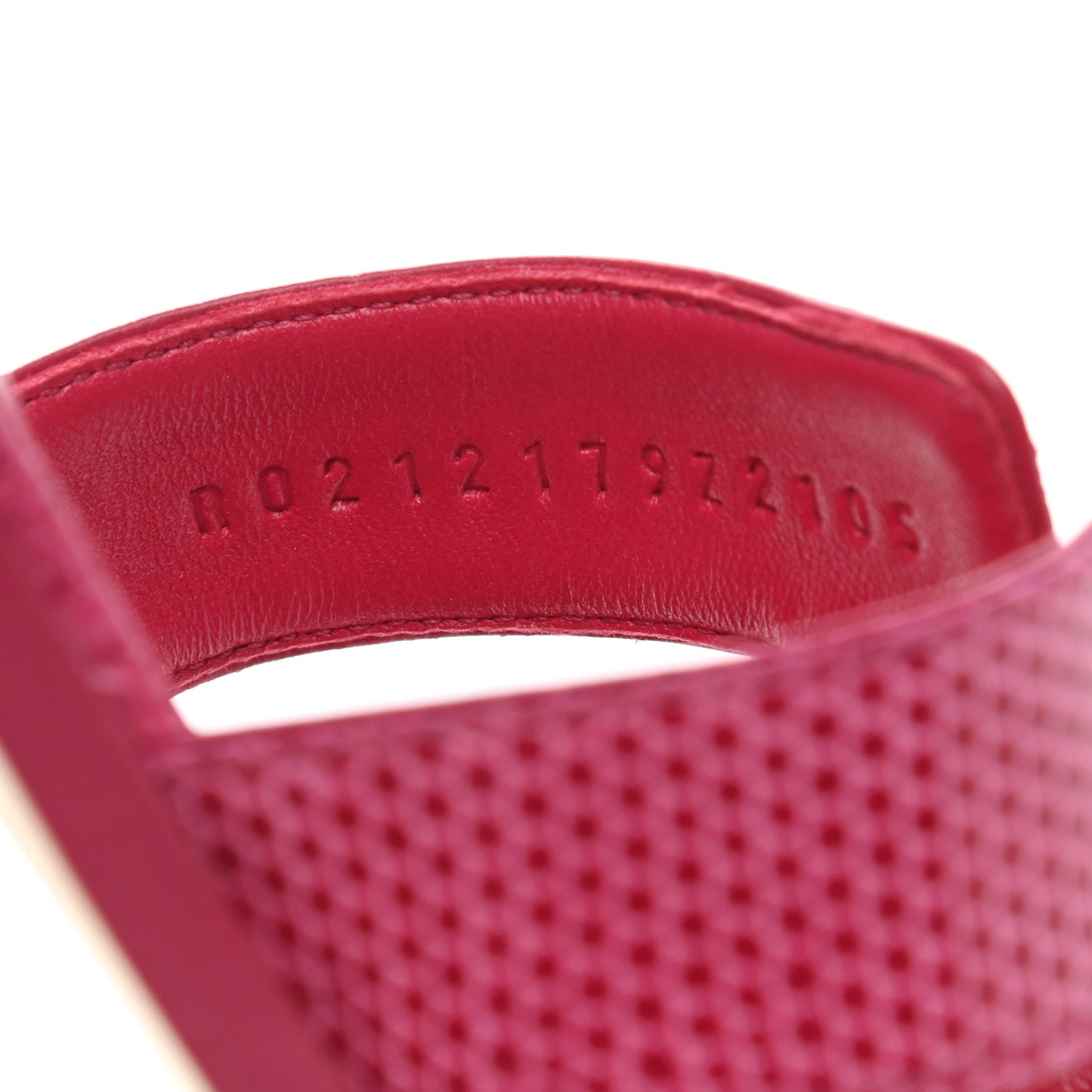 Lizard Oran Sandals 36 Fuchsia