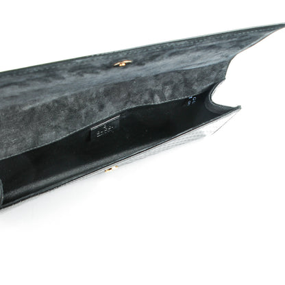 Gucci Patent Microguccissima Small Broadway Clutch Black 5 of 7