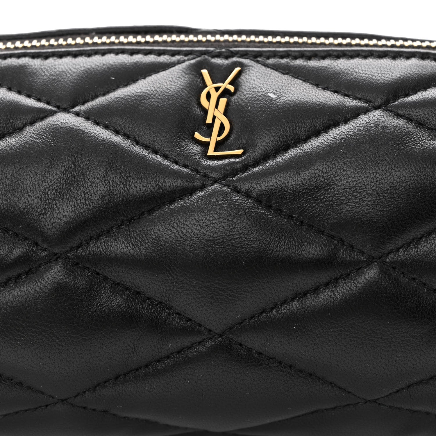 Saint Laurent Lambskin Monogram Mini Sade Tube Bag Black 8 of 11