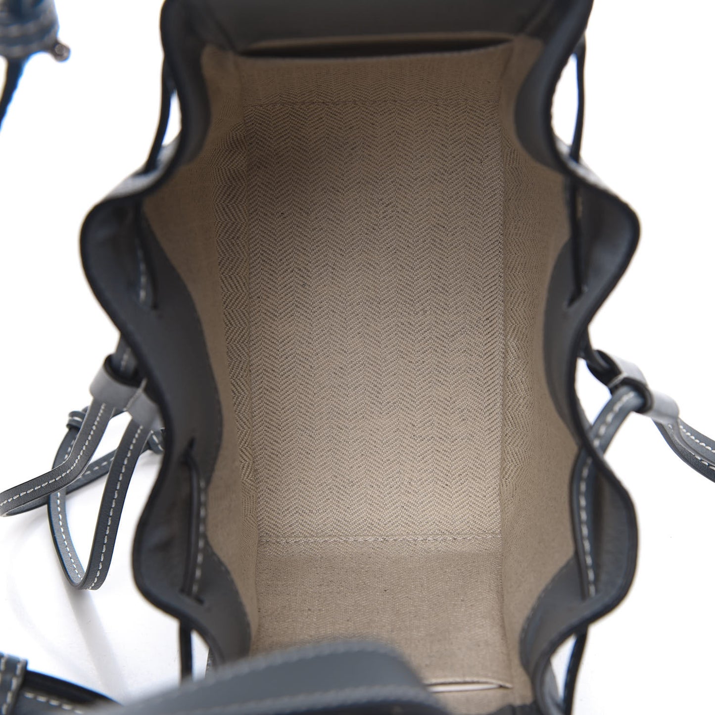 Calfskin Mini Hammock Shoulder Bag Anthracite