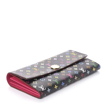 Louis Vuitton Monogram Multicolor Sarah Wallet Black Grenade 4 of 13