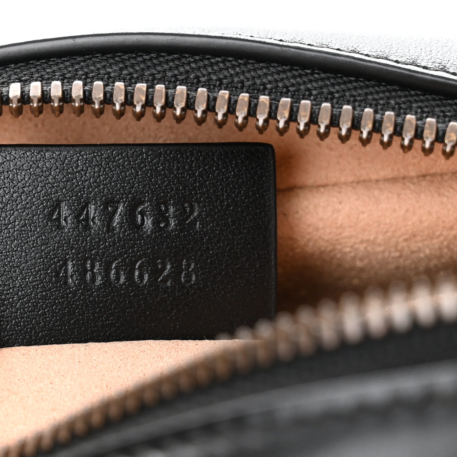 Gucci Calfskin Matelasse Small GG Marmont Chain Shoulder Bag Black 7 of 12