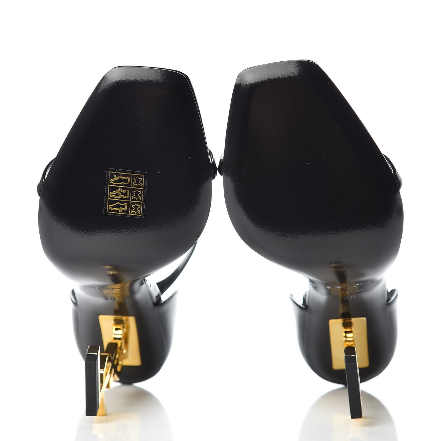 Patent Opyum Sandals 38 Black