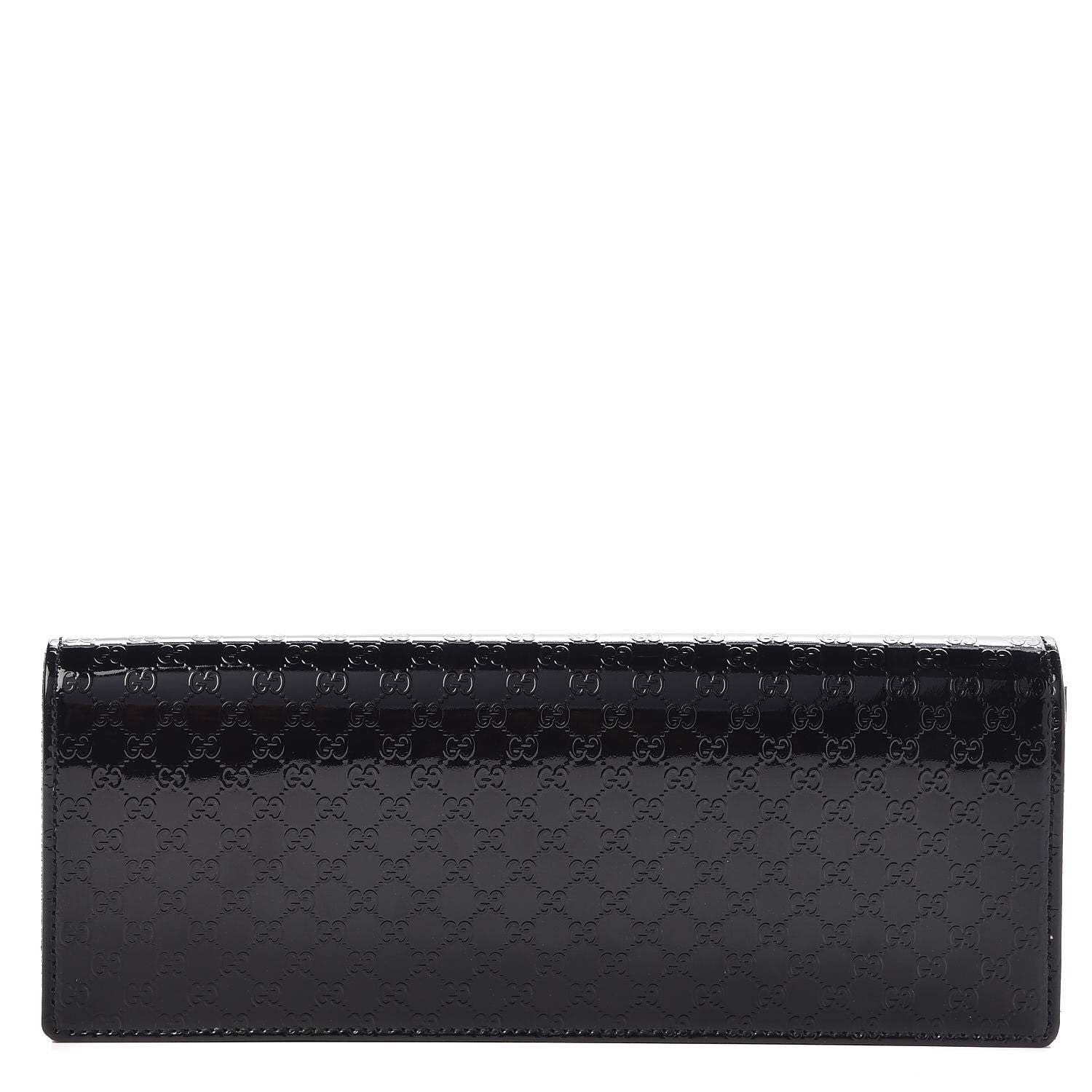 Gucci Patent Microguccissima Small Broadway Clutch Black 1 of 7