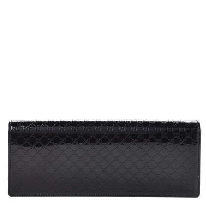 Gucci Patent Microguccissima Small Broadway Clutch Black 1 of 7