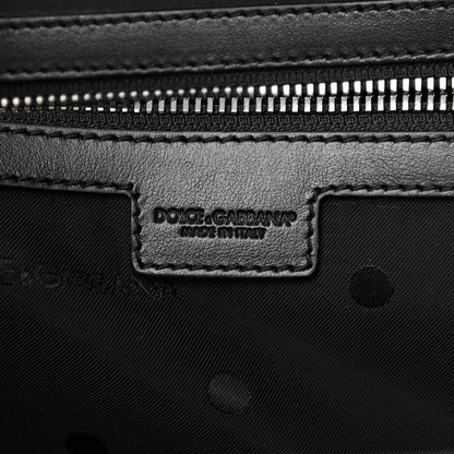 Dolce & Gabbana Calfskin Denim Patchwork Edge Shopper Tote Blue 10 of 10