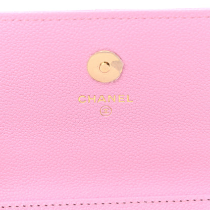 Chanel Caviar Quilted Business Affinity Clutch With Chain Flap Lilac 6 of 12