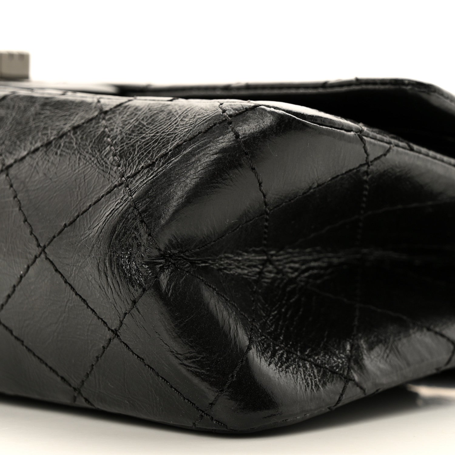 Chanel Glazed Calfskin Quilted 2.55 Reissue 226 Flap So Black 10 of 10