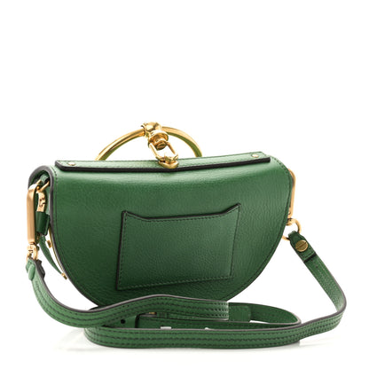 Chloe Calfskin Small Nile Bracelet Minaudiere Bag Deep Pine 2 of 9