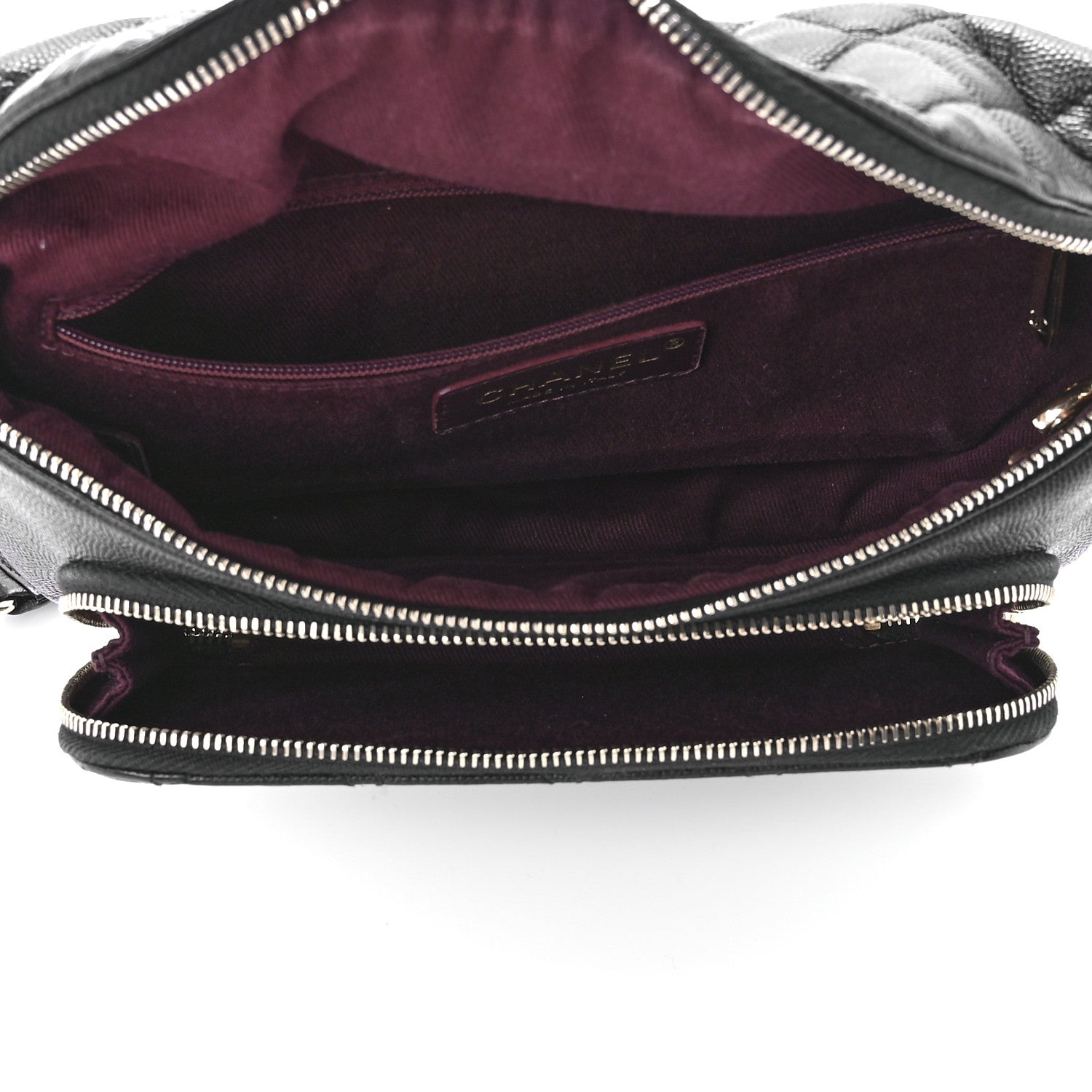 Chanel Caviar Quilted Business Affinity Waist Belt Bag Black 5 of 9