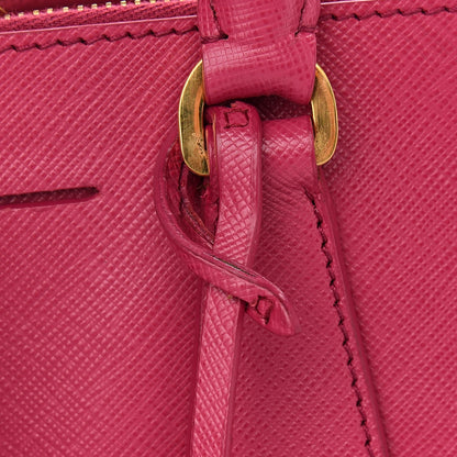 Prada Saffiano Medium Galleria Double Zip Tote Fuxia 10 of 10