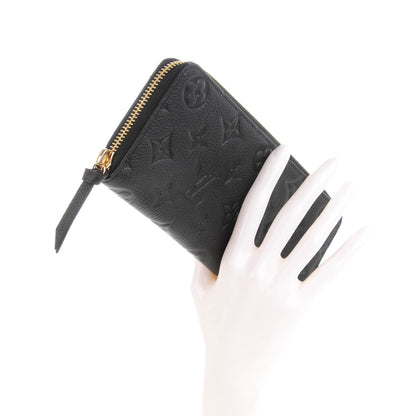 Louis Vuitton Empreinte Clemence Wallet Black 2 of 9