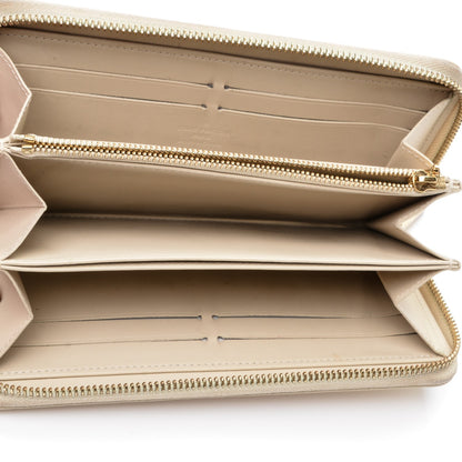 Louis Vuitton Vernis Zippy Wallet Blanc Corail 5 of 12