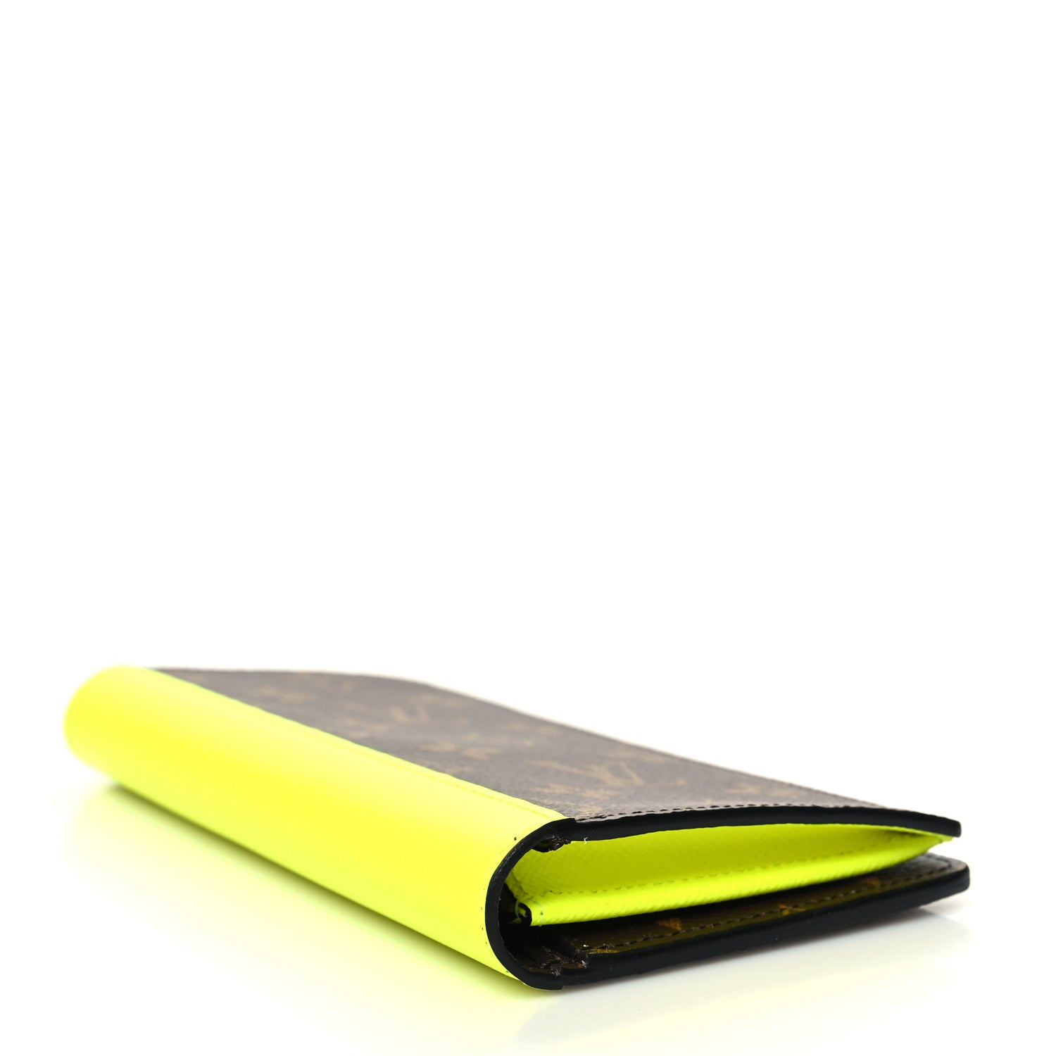 Louis Vuitton Monogram Macassar Brazza Wallet Florescent Yellow 4 of 9