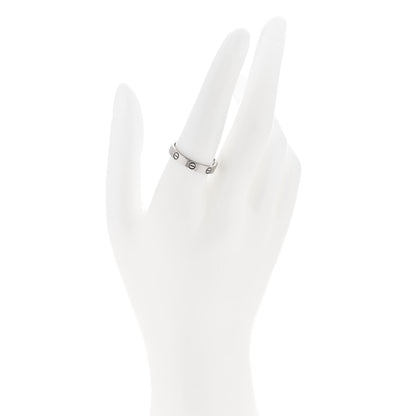 Cartier 18K White Gold 3.5mm LOVE Wedding Band Ring 58 8.25 2 of 5