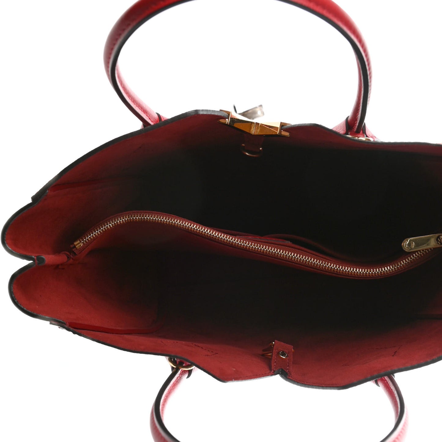 Calfskin Monogram Kimono Tote PM Cherry