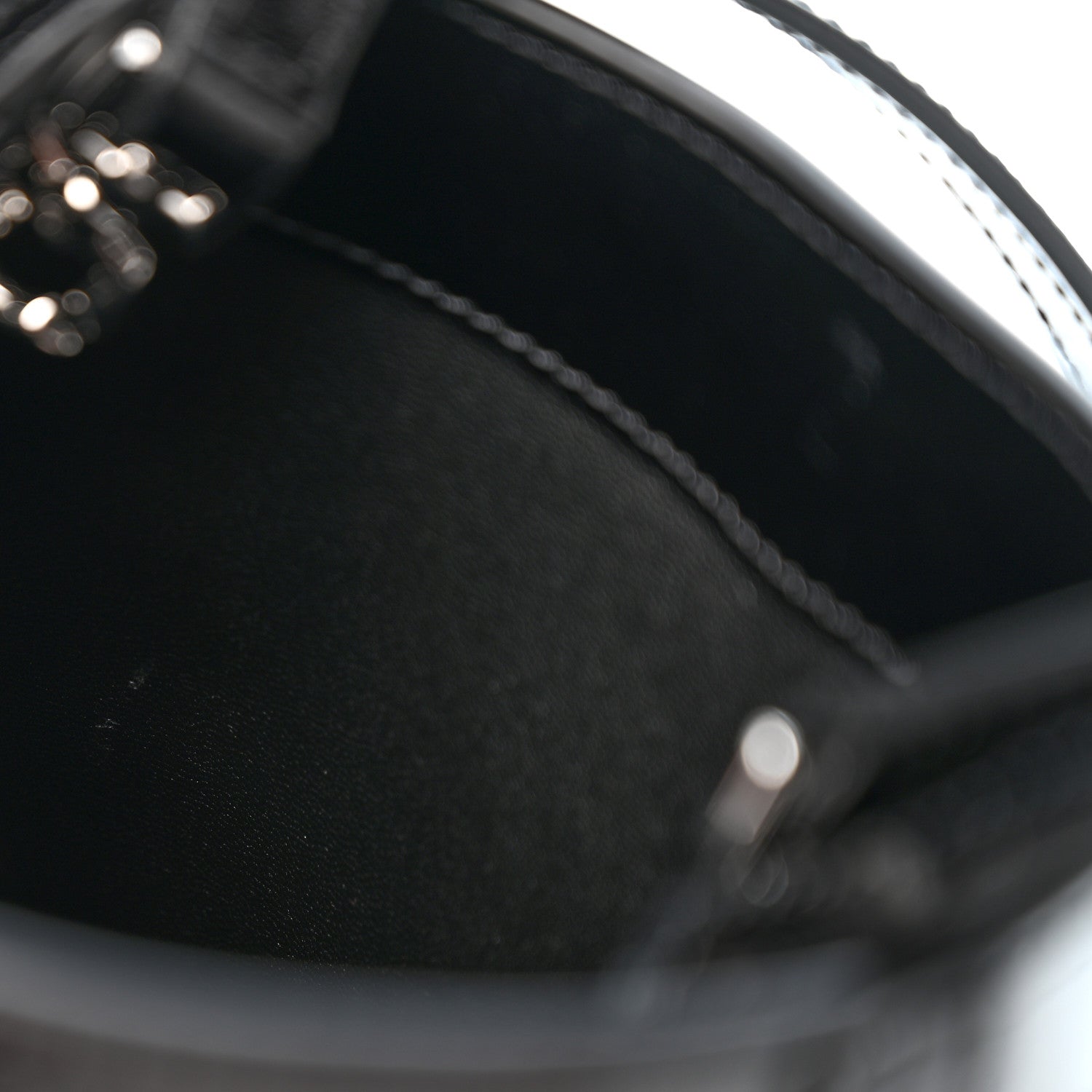 Givenchy Box Calfskin Shark Lock Bucket Bag Black 10 of 10